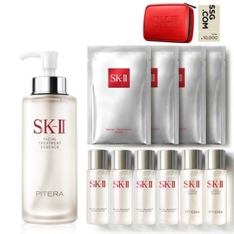 SK-II [1MC]  SK-II 대용량  피테라에센스 330ml 세트(1만원 모바일 상품권 증정)+사각 레드 파우치