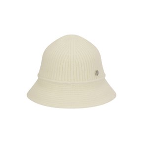 CLASSIC CASHMERE BUCKET HAT - IVORY