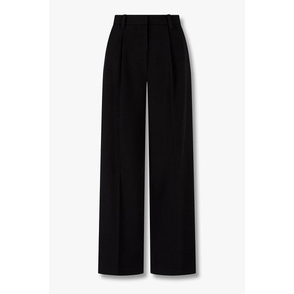 원 턱 플리츠 세미 와이드 팬츠 7156130002199