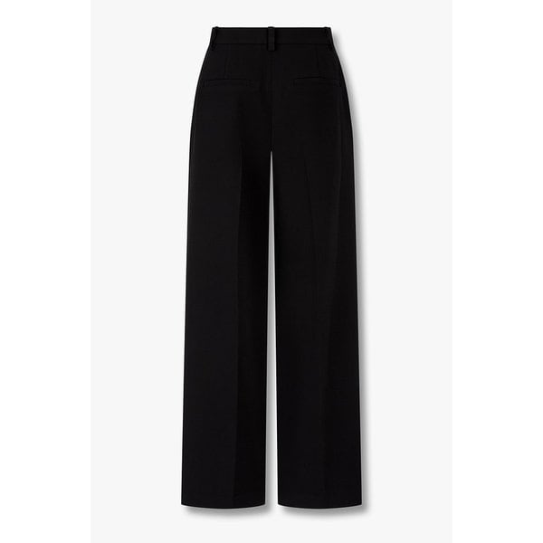 원 턱 플리츠 세미 와이드 팬츠 7156130002199