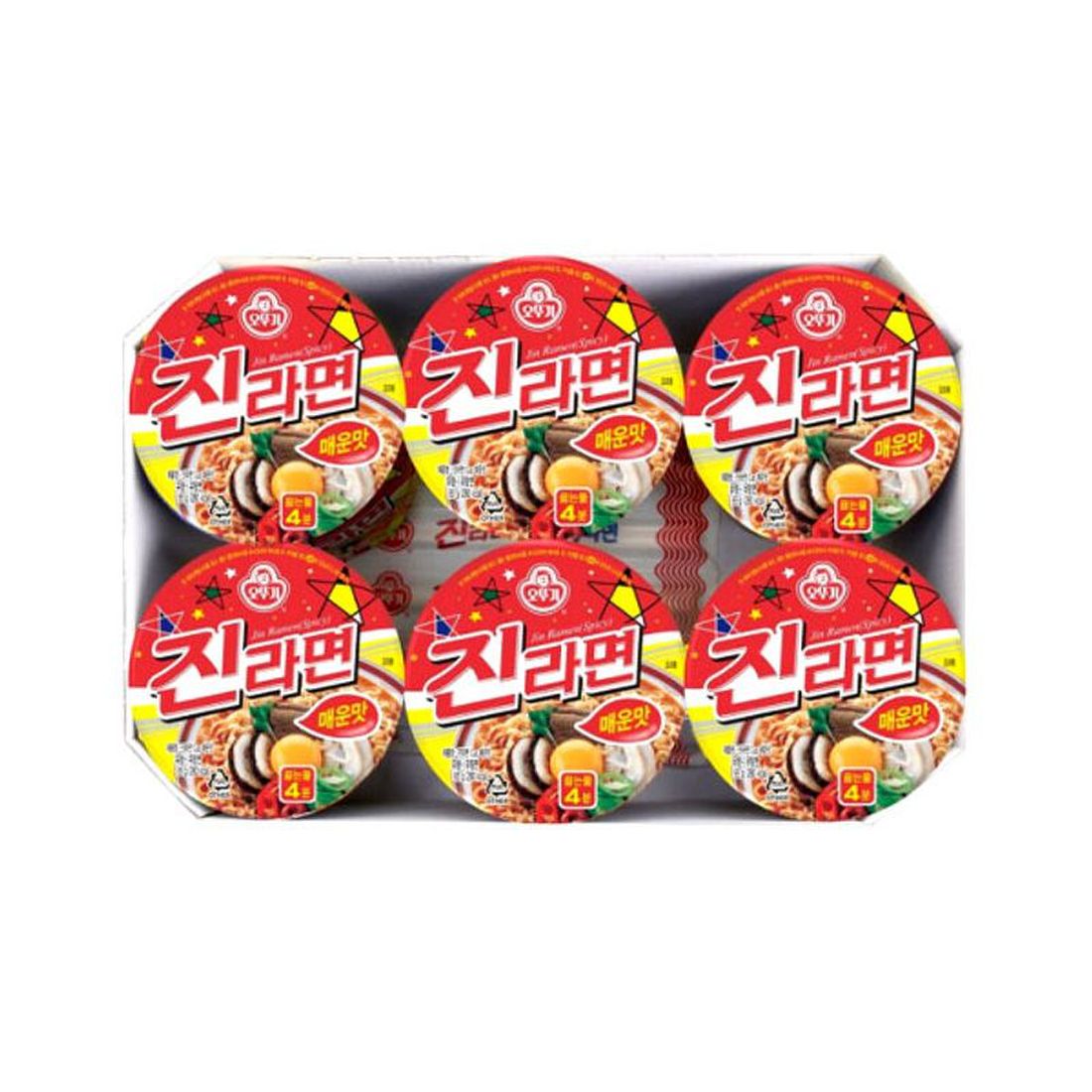 오뚜기 진라면 매운맛 컵 65g x 6개[31750277], 믿고 사는 즐거움 SSG.COM