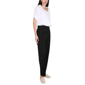 Womens Pants WOOL PANTS BLACK 144748_001