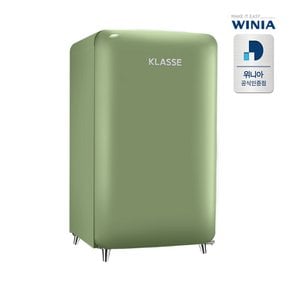 클라쎄 레트로 소형냉장고 118리터 올리브그린 RAE212POG1RT(AK) 인테리어 냉장고(설치 상품)