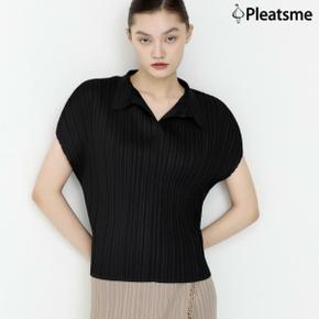 (백화점 동일 상품) 25SS 플리츠미 셔츠 카라 블라우스
