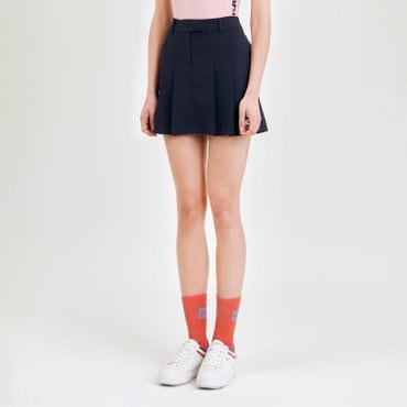 MARTINE GOLF [정상가 298000원]여성 스트레치 플리츠 큐롯 네이비 (QW0DCU20449)