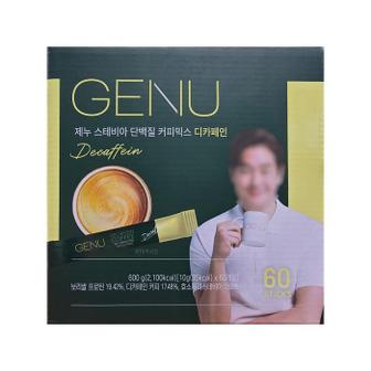 셀러허브 제누 디카페인 스테비아 단백질 커피믹스 10g x 60개입 1박스 HIS (S25532930)