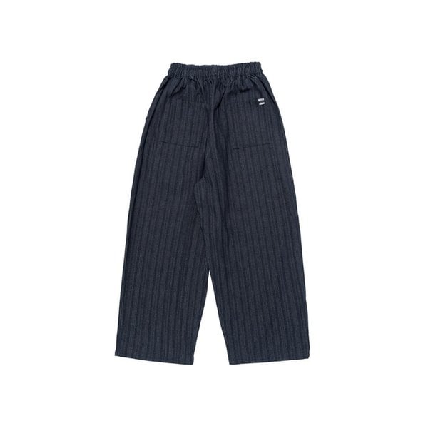 HIGH-FLOW STRIPE BALLOON PANTS (NAVY)