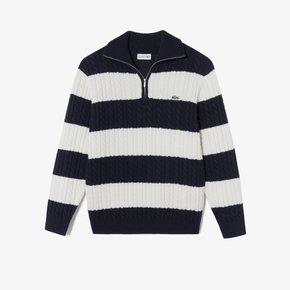 [시흥점] 남성 케이블 반집업 와이드 카라 풀오버 AH7740-55NO