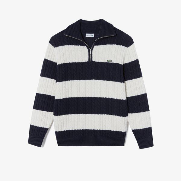 [시흥점] 남성 케이블 반집업 와이드 카라 풀오버 AH7740-55NO