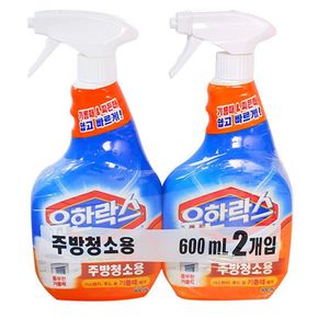 유한락스 주방청소용 600ml(2개입)