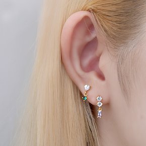 [1+1] 써지컬 피어싱 큐티러브 2종 택1 한쪽판매