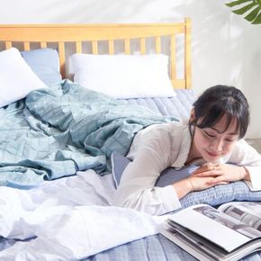 얇은 린넨이불 인견필 린넨 SS) 여름 홑이불 카키(S