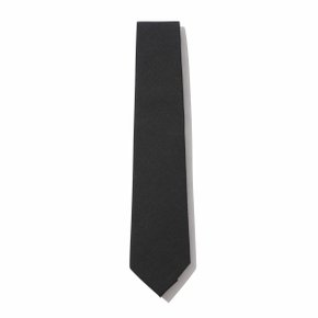 [imported fabric] charcoal grey solid wool tie_CAAIX24504GYX