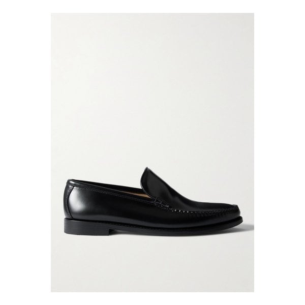 위준 코브라 베네치안 가죽 로퍼 블랙 1647597356171762