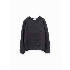 Cotton round knit (Black)
