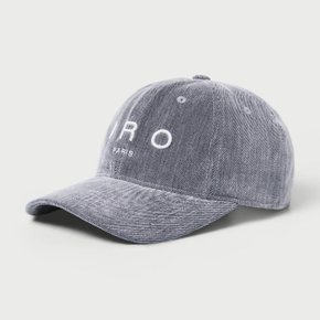 Bleu 벨벳 데님 볼캡 IXRAA26707GYX
