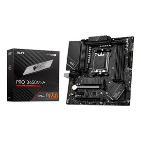 MSI PRO B650M-A 메인보드 (AM5/DDR5/M-ATX)