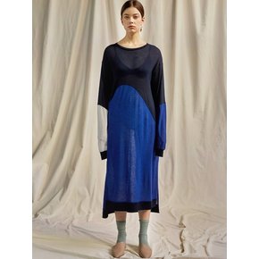 Emotional Knit Dress - Navy