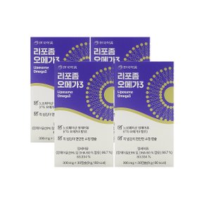 안국약품 리포좀 오메가3 300mg x 30캡슐 x 4박스 /An