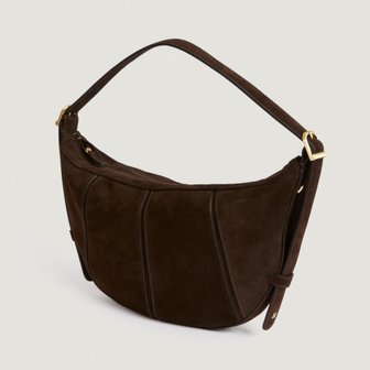  [Rouje LE PARIGOT Bag] 루즈 르 파리코트 백 숄더백 스웨이드 크루아상 바나나 크로스백 Brown