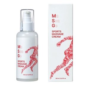 MSG 스포츠 마사지크림 150ml 리커버리 발열 크림