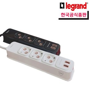 USB 고속충전 소화패치 화재예방 가능 안전형 고용량 멀티탭 3구 1.5M(16A,3200W)