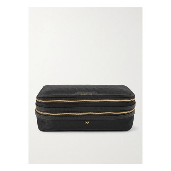 가죽 트리밍 자카드 코스메틱 케이스 1647597348927824