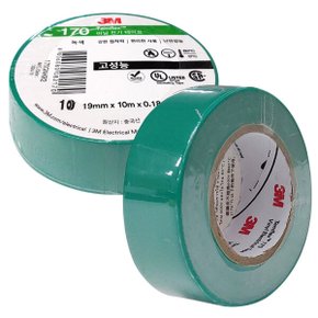 3M 170 고성능 전기테이프 녹색 19mm x 10M 낱개