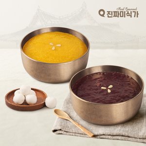 인정식탁 옛날 팥죽과 호박죽 세트 (팥죽5+호박죽6+옹심이1)