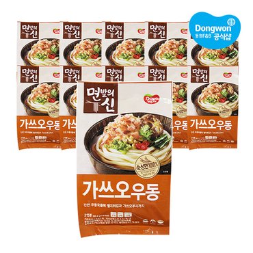 동원 면발의신 가쓰오우동 385.6g(2인분) x10개