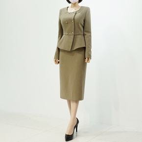 / 여성 정장 치마 슬림 스판 슬릿 H라인 스커트