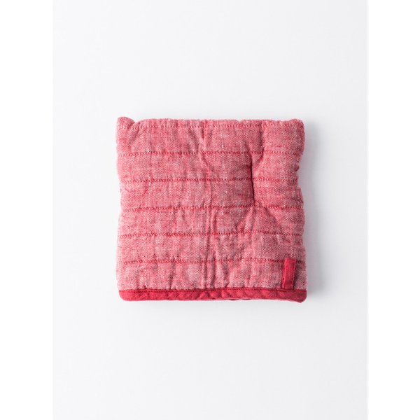 lino e lina 리투아니아 린넨 사각 냄비받침 겸 주방장갑 (까멜리아)