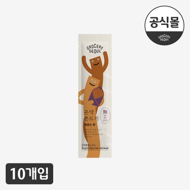 [그로서리서울] 씹을수록 고소한 착한간식 곤약쫀드기 츄러스맛(10개입)