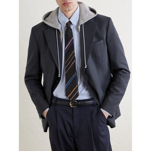 8cm 스트라이프 실크 넥타이 46376663163000869