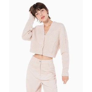 Calvin Klein Jeans [파주점] [캘빈클라인진]ck진 여성 크롭 케이블 가디건(J222848)