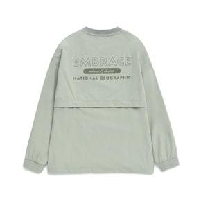 K242USW010 카리부 우븐 맨투맨 LICHENKHAKI