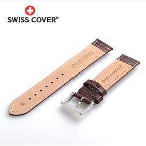 [정품] 스위스커버 SWISS COVER 18mm 소가죽 시계밴드 SC-1803 시계줄