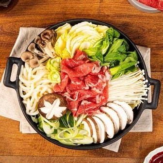  담짜 관동풍 스키야끼 소고기전골 밀키트(2인분/910g)