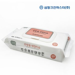  [A7254] 삼정 주방용세정티슈캡형40매 30X20cm 주방 세정티슈 주방 티슈 세정티슈 물티슈 주방