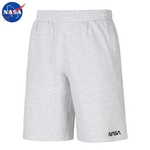 NASA 나사 남녀공용 면바지 반바지 5부 반바지 N-062PMW 남자 여성 빅사이즈 트레이닝팬츠 운동복 츄리닝 하프팬츠 밴딩바지