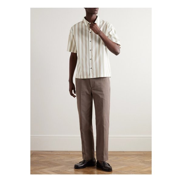 스트라이프 코튼 포플린 셔츠 뉴트럴 1647597327820404