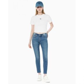 캘빈클라인 JEANS 여 미드블루 바디핏 앵클 데님 J221692 1A4