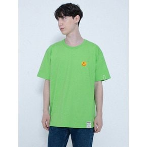 [UNISEX]스몰 도트스마일 반팔티_그린