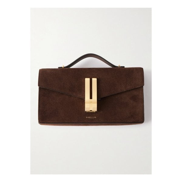 드멜리어 밴쿠버 스웨이드 클러치 다크 브라운 1647597357778882