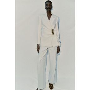 ZARA 자라 우먼 더블 브레스티드 블레이저 자켓버클 Oysterwhite 7726593251 7726593 1274838