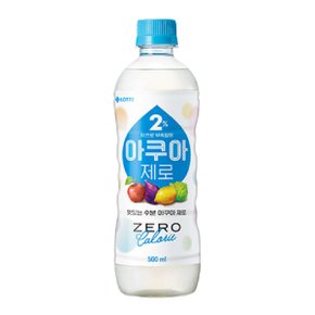 [롯데칠성음료] 2% 이프로부족할때 아쿠아제로 500ml 6페트