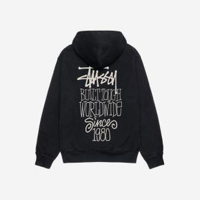 스투시 빌트 터프 후드 피그먼트 다이드 블랙 Stussy Built Tough Hoodie Pigment Dyed Black