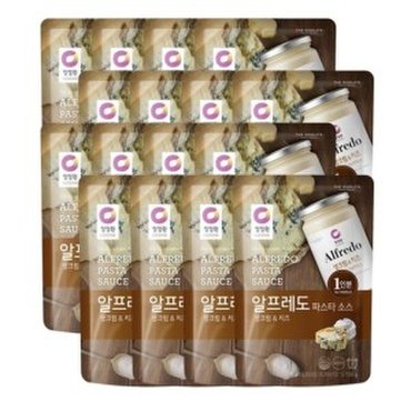 청정원 생크림 치즈 알프레도 파스타소스 150g 16개