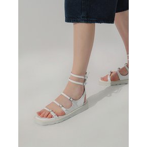 Ankle Athena 5Strap_White