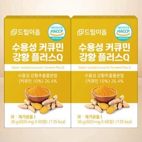 수용성 커큐민 강황 플러스 Q 60정 x 2박스